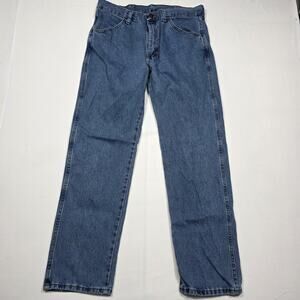 Rustler Men’s Denim Jeans 34x30 Medium Wash Regular Fit Straight Leg